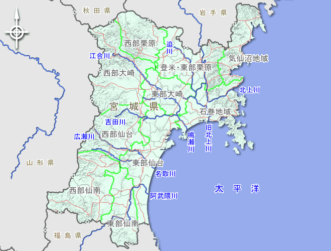 宮城県 河川流域情報システム